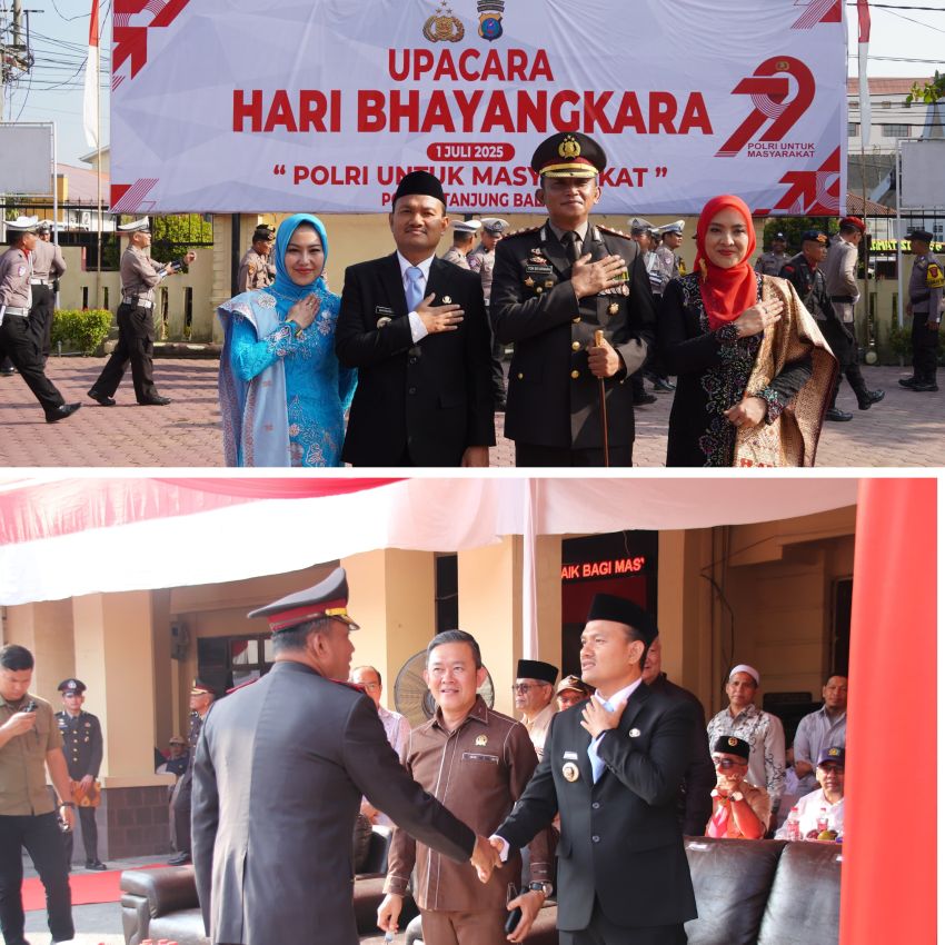 HUT Bhayangkara Ke-79 di Tanjungbalai, Wali Kota Doakan Polri Makin Profesional dan Dicintai Masyarakat