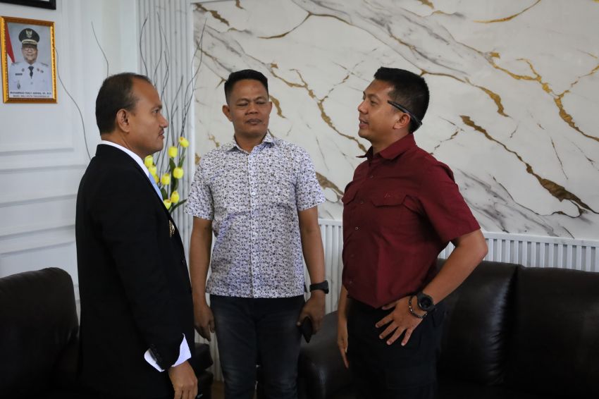 Perkuat Sinergitas, Wali Kota Tanjungbalai Terima Kunjungan Dandim Asahan