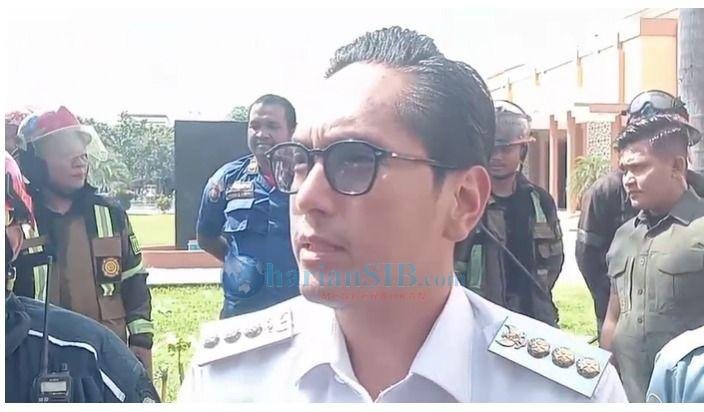 Cepat Tanggap! Walikota Medan Tinjau Langsung Gedung Asrama Haji yang Terbakar