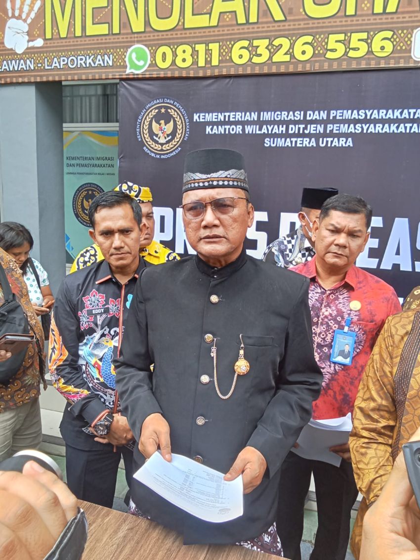 2.198 Warga Binaan Lapas Tanjung Gusta Medan Terima Remisi HUT ke-80 RI