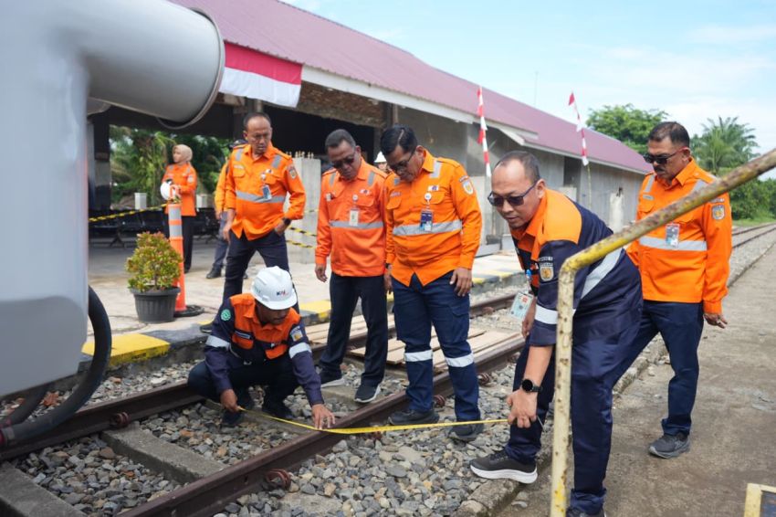Manajemen KAI Sumut Cek Keselamatan dan Pelayanan KA jalur Medan - Rantau Prapat