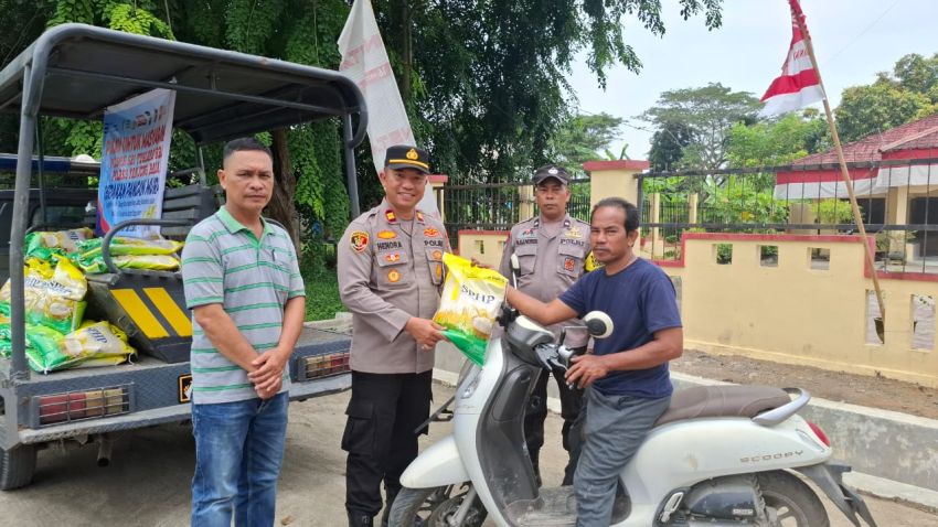 Gerakan Pangan Murah di Polsek STR Tanjungbalai Disambut Antusias Warga