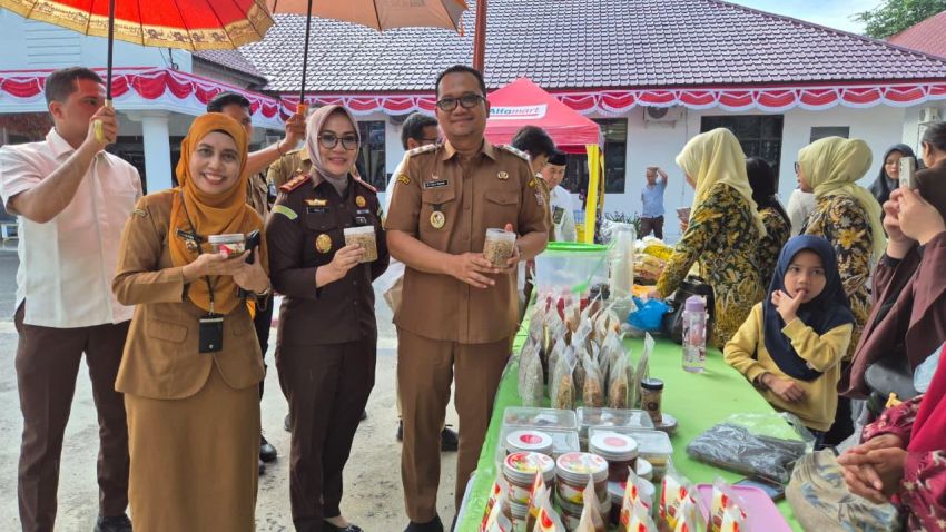Sambut Hari Lahir Kejaksaan, Kejari Tanjungbalai Gelar Bazar dan Pasar Murah