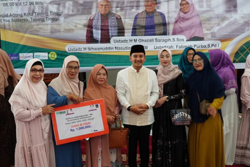 Tabligh Akbar &lsquo;Damai Tebingtinggiku', Wali Kota Ajak Warga Jaga Keharmonisan dan Kedamaian