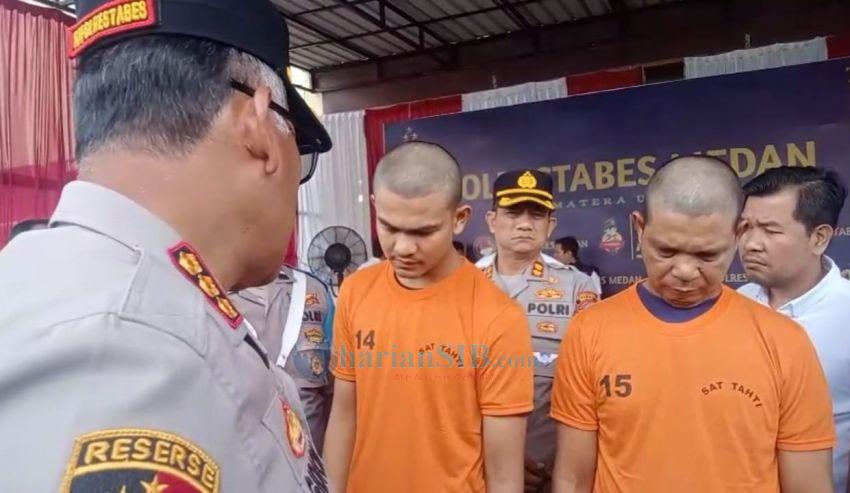 Polrestabes Medan Ringkus Paman dan Keponakan Bandar Narkoba
