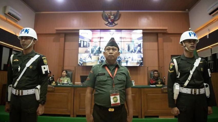 Kopda Bazarsah Penembak Mati 3 Polisi di Way Kanan Divonis Hukuman Mati
