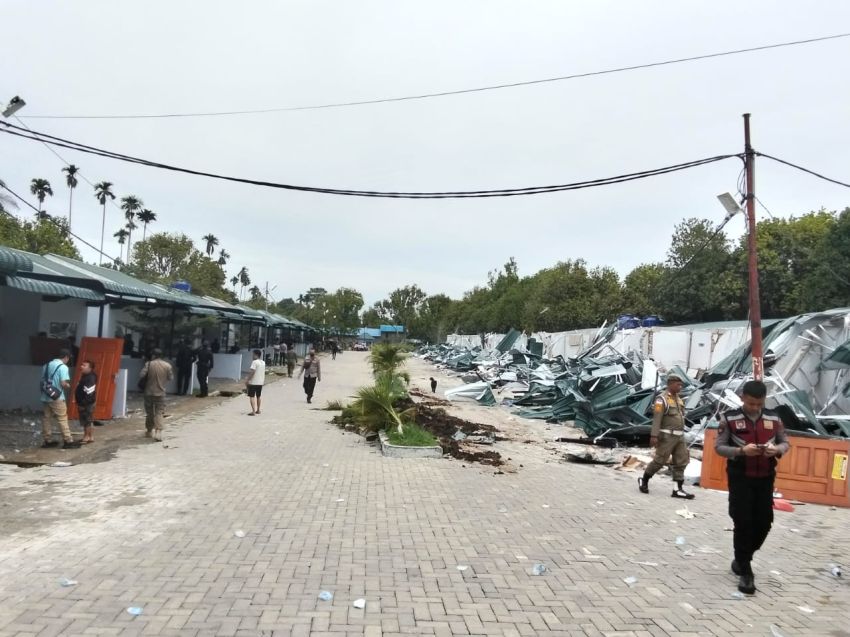 Hari Kedua Penertiban, Hotel Marcopolo Ikut Diratakan ke Tanah