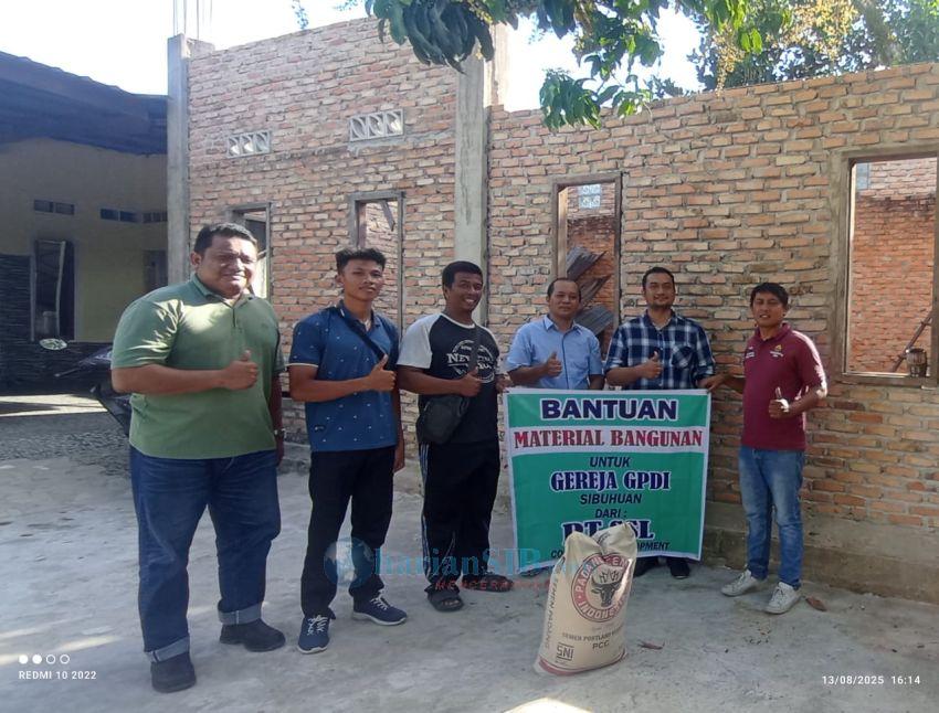 PT SSL Bantu Bangun Sekolah Minggu dan Perkantoran Desa di Padang Lawas