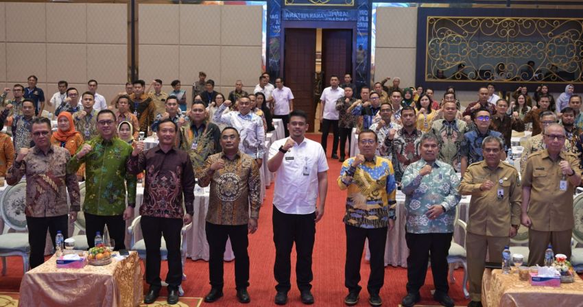 Peluncuran Layanan Peralihan Hak Atas Tanah secara Elektronik, Bobby Nasution Tekankan Peran Kementerian ATR/BPN Krusial Jaga Stabilitas Keamanan