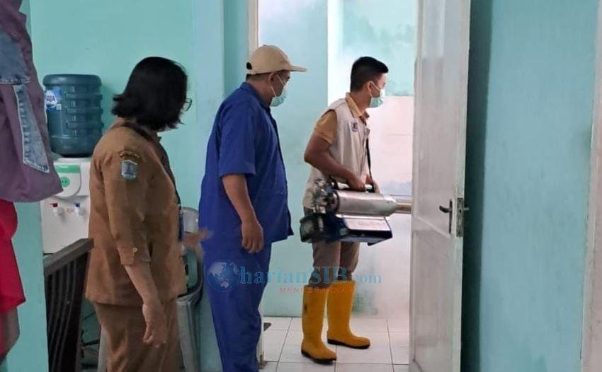 Cegah DBD, Puskesmas Binjai Kota Fogging Daerah Rawan Banjir