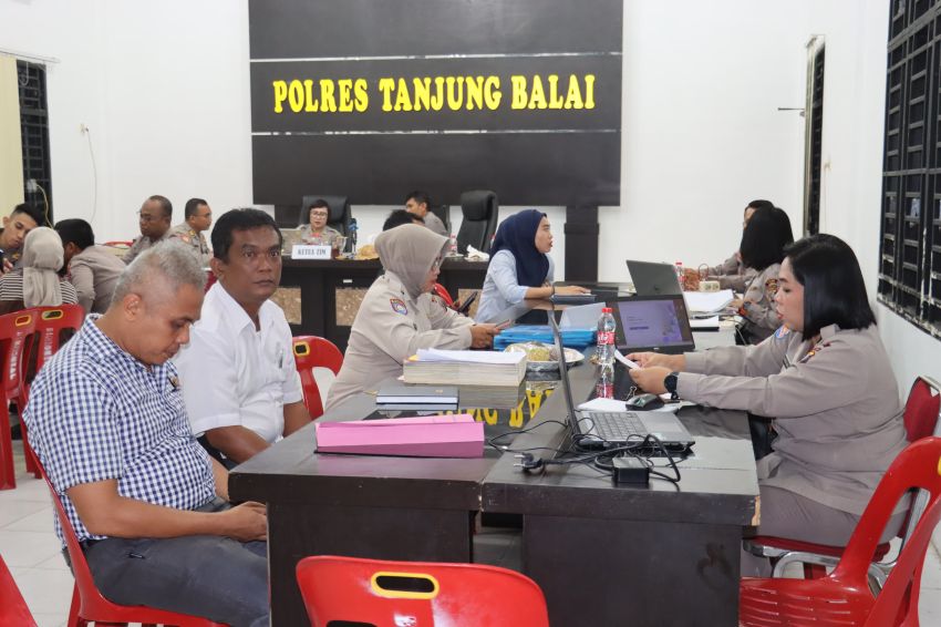 Polres Tanjungbalai Terima Supervisi Tim Bidkeu Polda Sumut