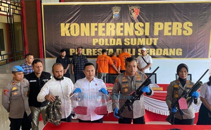 Pertikaian 2 OKP di Tanjungmorawa, Polresta Deliserdang Tetapkan 3 Pelaku Penembakan