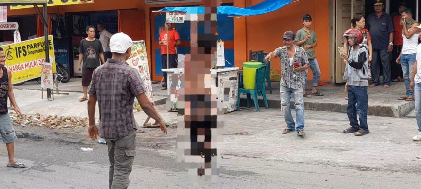 Pria Diduga ODGJ di Perumnas Mandala Tikam Perut dan Gorok Leher Sendiri di Tengah Jalan, Warga Geger