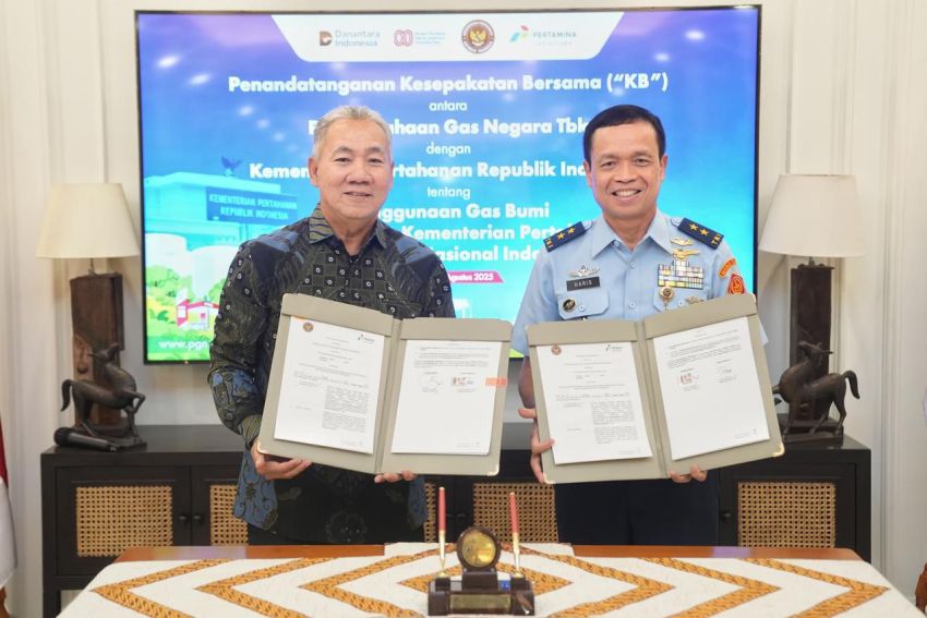 PGN dan Kemenhan Perkuat Kerja Sama Pemakaian Gas Bumi