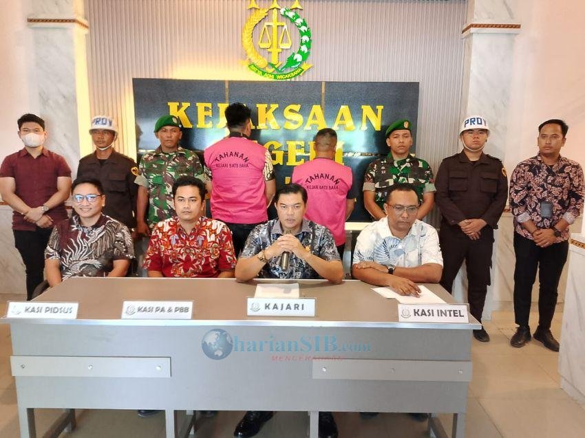 Dugaan Korupsi Gaji Petugas Kebersihan dan Pengeluaran Kas, Kejari Batubara Tahan Kadis dan Bendahara Dinas Perkim