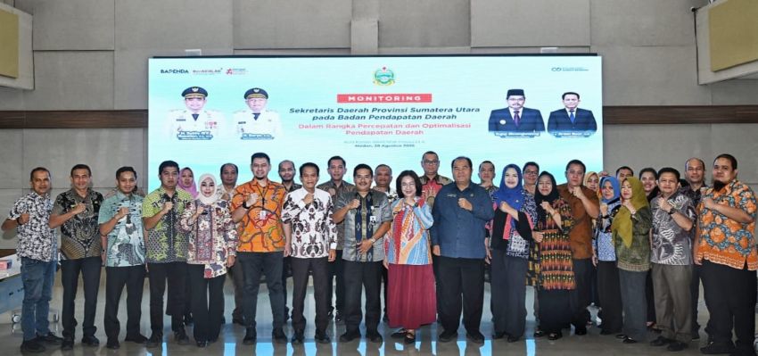 Sekdaprov Sumut Minta Bapenda Optimalkan Pendapatan Daerah