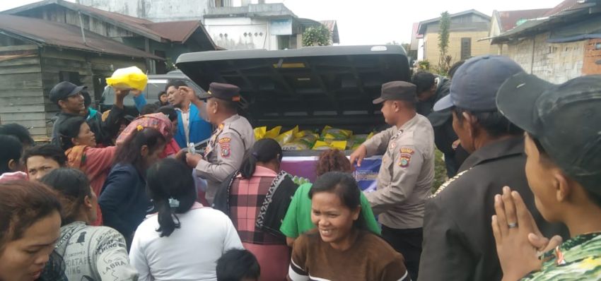Polres Dairi Gelar GPM, Salurkan 12 Ton Beras