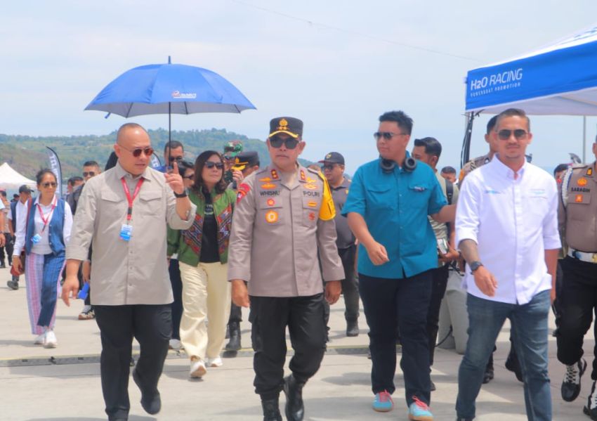 Kapolda Sumut Tinjau Pengamanan dan Kesiapan Event Aquabike dan F1H2O di Danau Toba