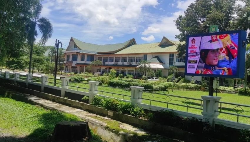 Warga Langkat Pertanyakan Proyek Taman di Kantor Bupati Berlanjut Dua Tahun