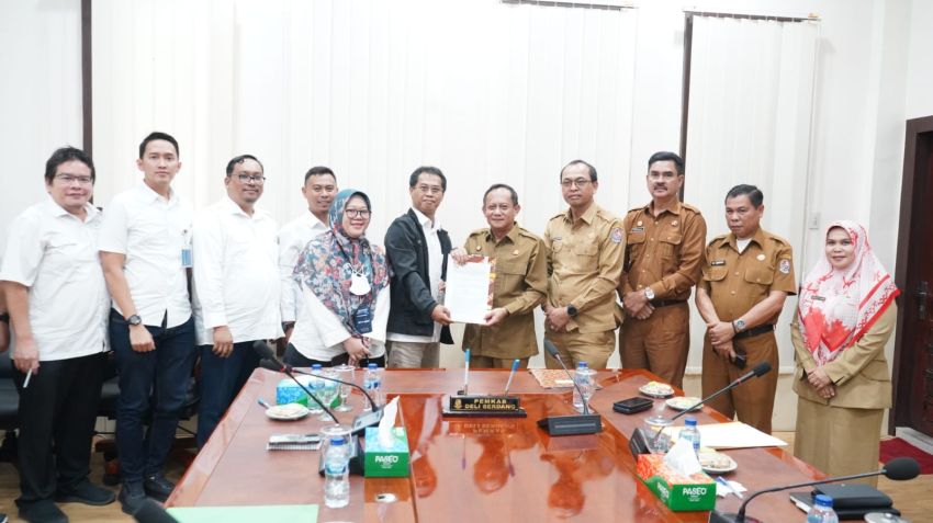 Kementerian PUPR Serahkan Tanah di Jalan H Anif ke Pemkab Deliserdang