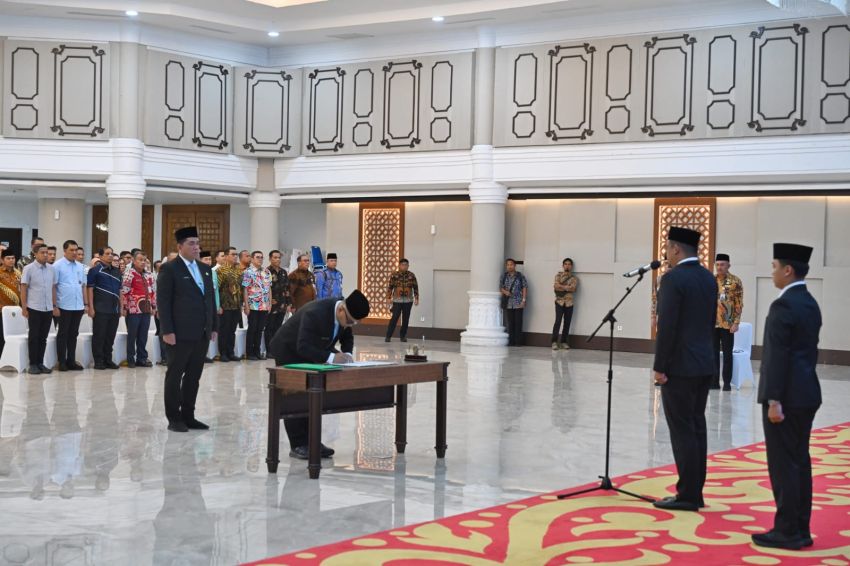 Dua Pejabat Eselon II Dilantik, Gubernur Sumut Bobby Nasution Ingatkan Jangan Korupsi