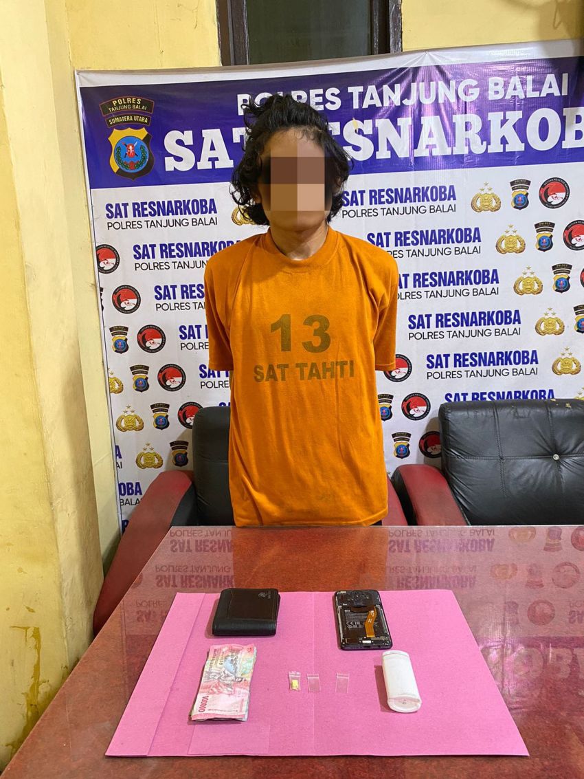 Bawa Pil Diduga Ekstasi, Seorang Pria Ditangkap Sat Narkoba Tanjungbalai
