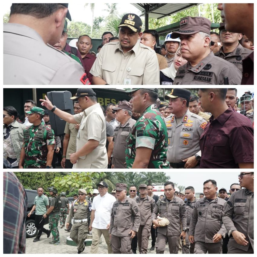 Kajati Sumut Turun, Dampingi Gubernur Tutup Lokasi Diduga Tempat Peredaran Narkoba