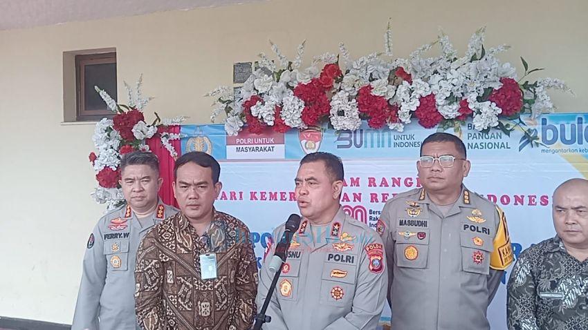 Polda Sumut dan Bulog Launching Gerakan Pangan Murah, Jual Beras Rp10 Ribu/Kg