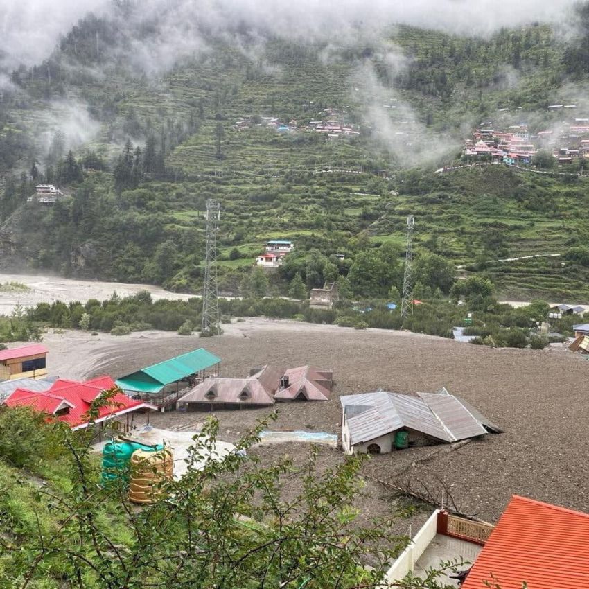 Hujan Ekstrem Picu Longsor Maut di India, Kota Dharali Terkubur Lumpur