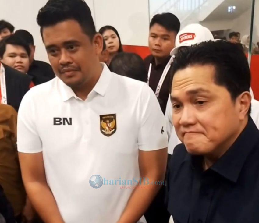 Erick Thohir Buka Peluang Timnas Senior Indonesia Tanding di Sumut