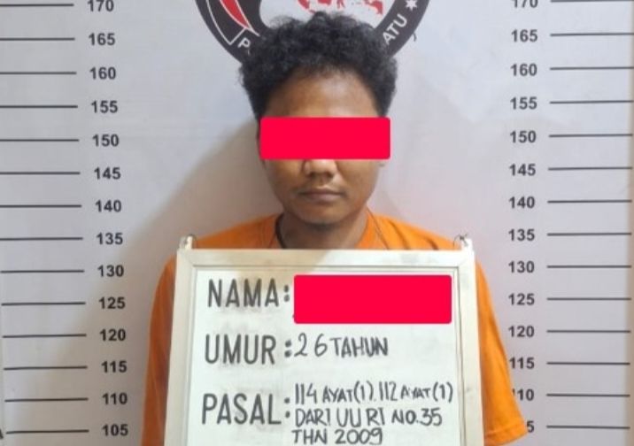 Diduga Terlibat Peredaran Sabu di Pangkatan, Mahasiswa Ditangkap Satresnarkoba