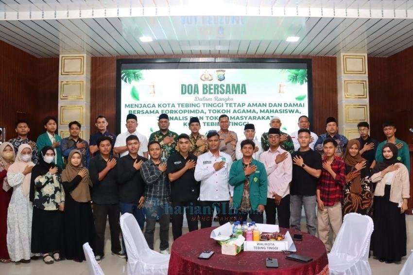 Polres Tebingtinggi Gelar Doa Bersama untuk Affan Kurniawan