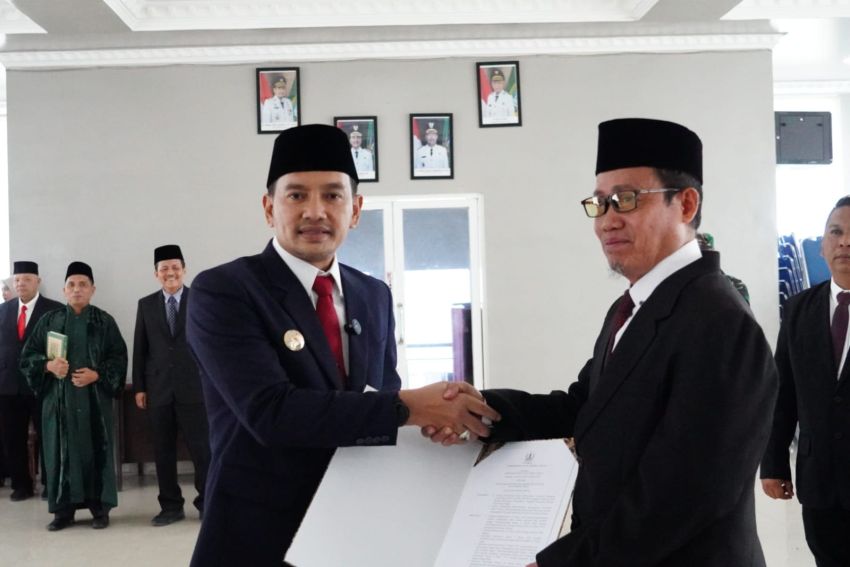 Wali Kota Lantik M Syah Irwan Pj Sekda Pemko Tebingtinggi