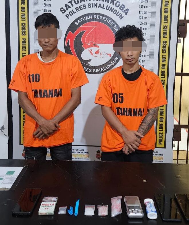 Polres Simalungun Ciduk 2 Tersangka Narkoba