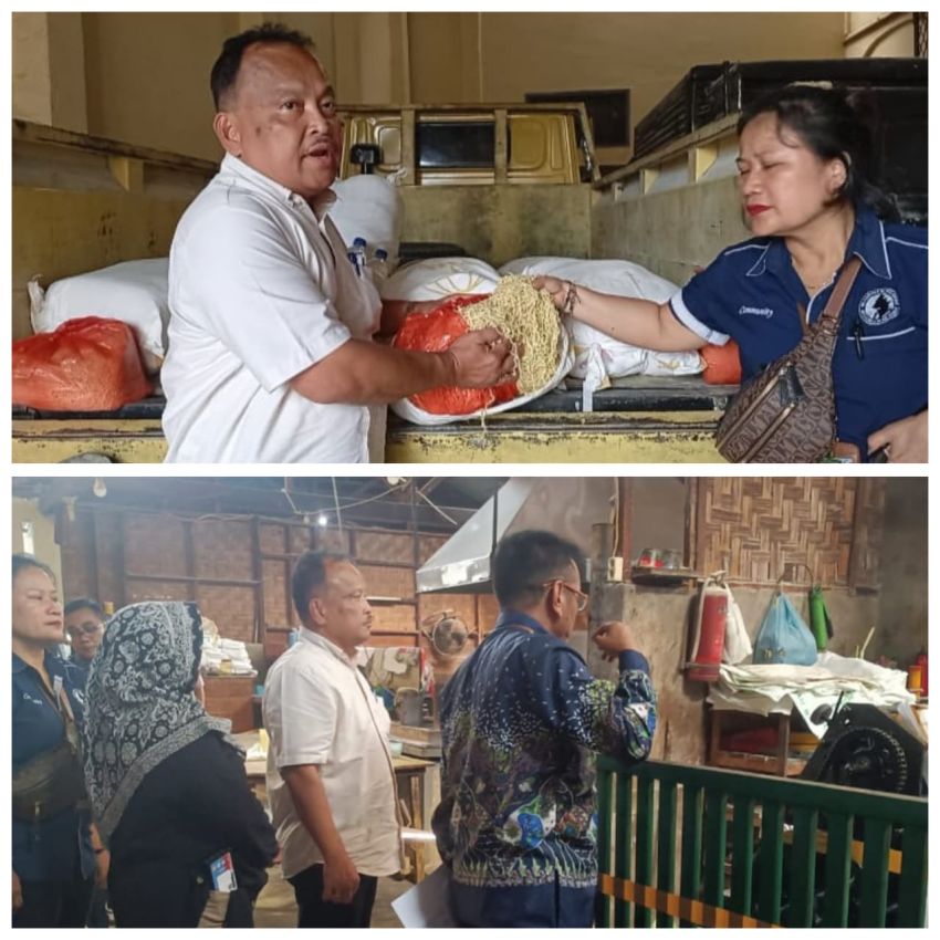 BBPOM Medan Geledah Pabrik Mie Kuning di Pematangsiantar dan Simalungun