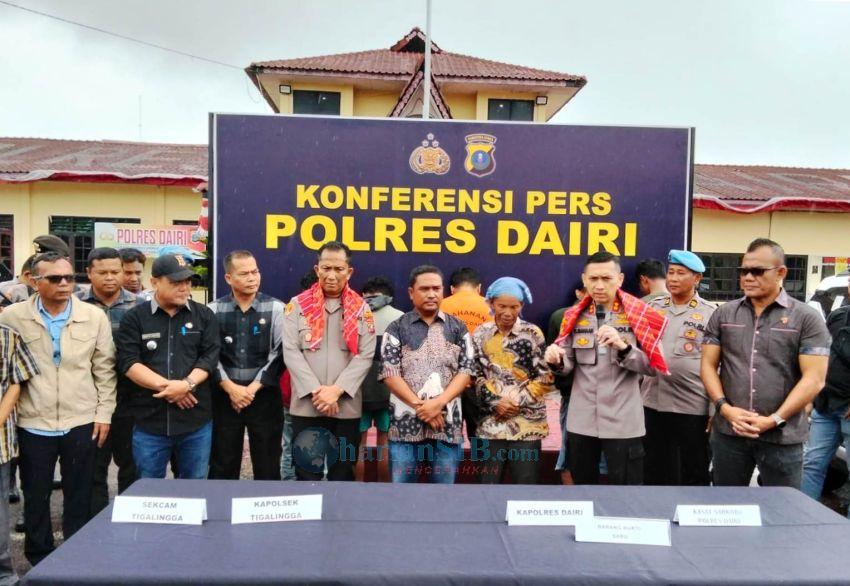 Polsek Tigalingga Amankan 202,38 gram Sabu, Disembunyikan dalam Sepatu di Dalam Mobil