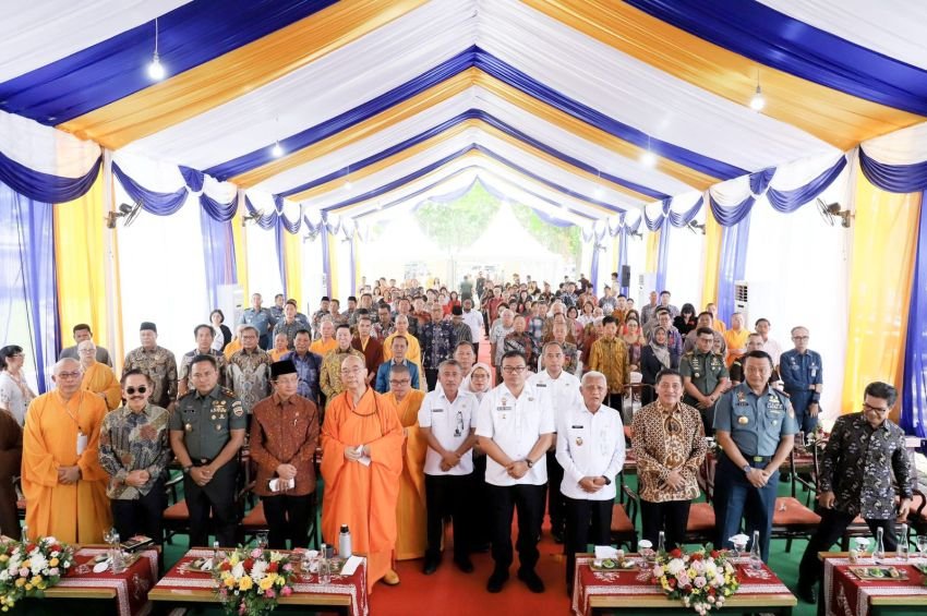 Bupati Deliserdang Sebut Akses Jalan dan Jembatan ke Mahakaruna Buddhist Centre Simbol Toleransi