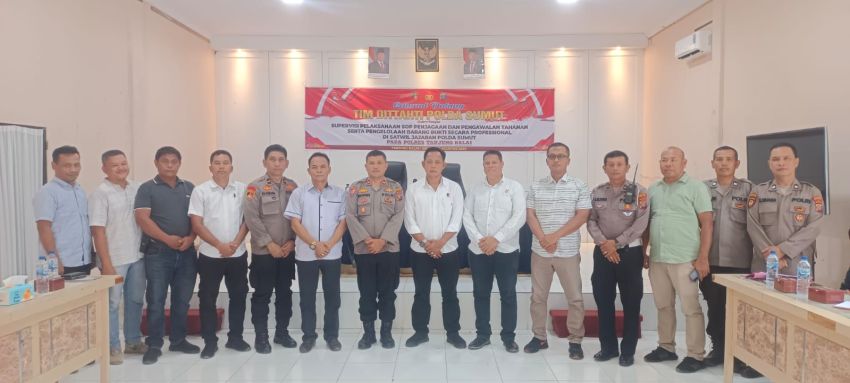 Tim Supervisi Dit Tahti Polda Sumut Kunjungi Polres Tanjungbalai