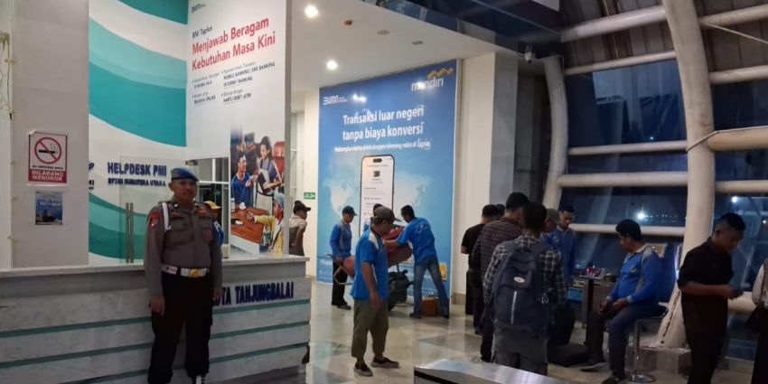 Polsek Teluk Nibung PAM di Pelabuhan