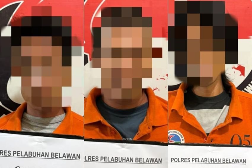 Polres Belawan Ringkus Pengedar dan Pengguna Sabu di Kota Bangun