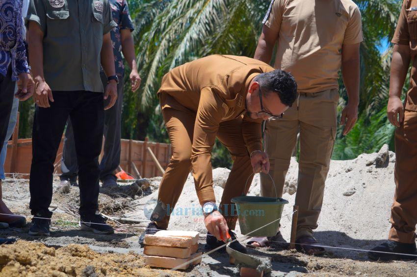 Bangun Timbangan Ramp, Bupati Labusel Apresiasi Langkah Koperasi Merah Putih Desa Perlabian