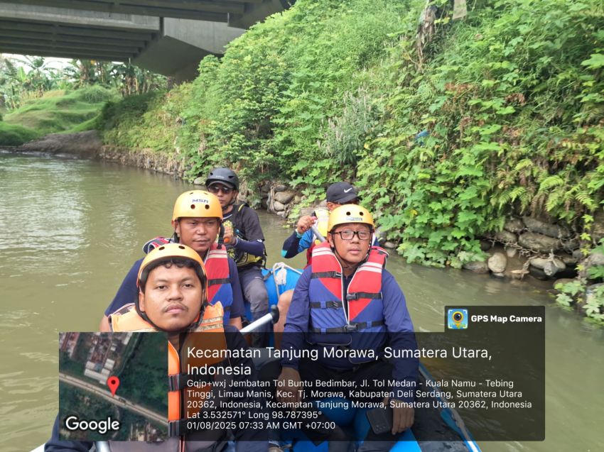 Sungai Belumai Sempat Warna Hitam, DLH Deliserdang Curiga Ada Buang Limbah