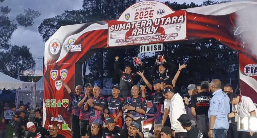 Aldio Oeken/Respati Adhi Juara APRC Kejurnas Rally Putaran 3 2025 di Tobasari