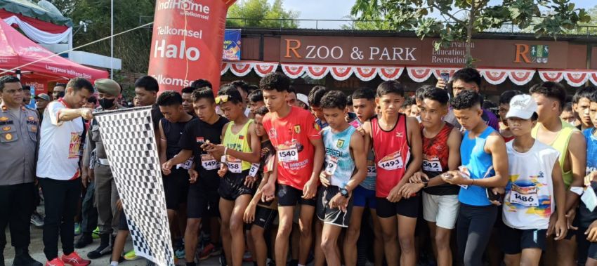 Diikuti 1.400 Peserta, Fun Run Sunset HUT Ke-80 Kemerdekaan RI di Sergai Berlangsung Meriah