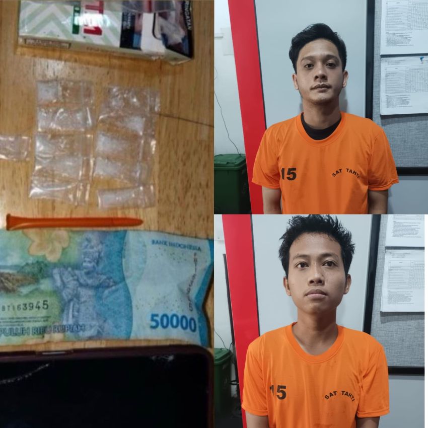 Polrestabes Medan Bekuk Pengedar dan Perantara Sabu di Kelurahan Sei Agul