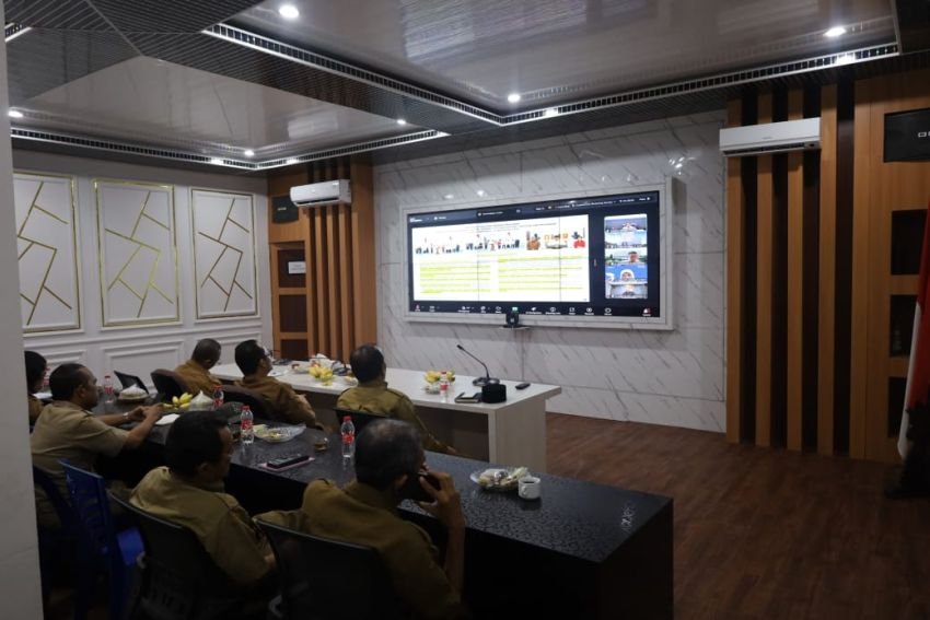 Rakor Bersama Kemendagri, Wakil Wali Kota: Pasar Murah Langkah Konkret Pengendalian Inflasi