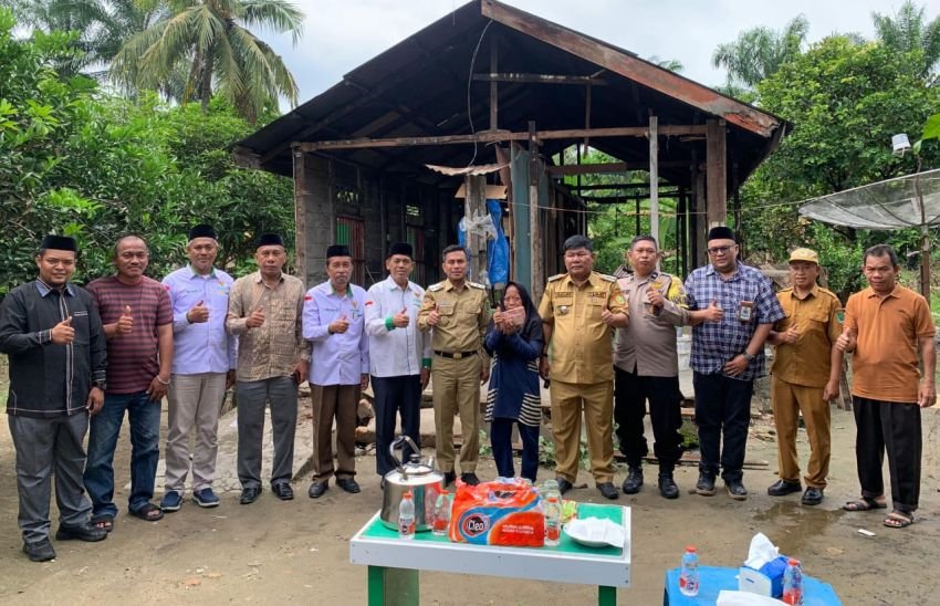 Baznas Bangun Dua RTLH Jadi RLH di Labura