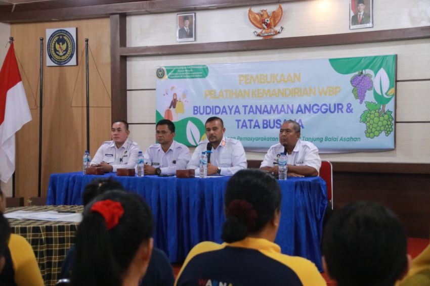 Lapas TBA Buka Pelatihan Kemandirian Bagi Warga Binaan
