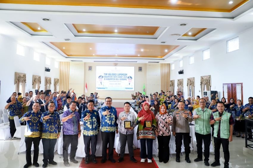 Deliserdang Masuk Nominasi Kabupaten/Kota Sehat Nasional 2025, Hasil Kerja Bersama Perangkat Daerah