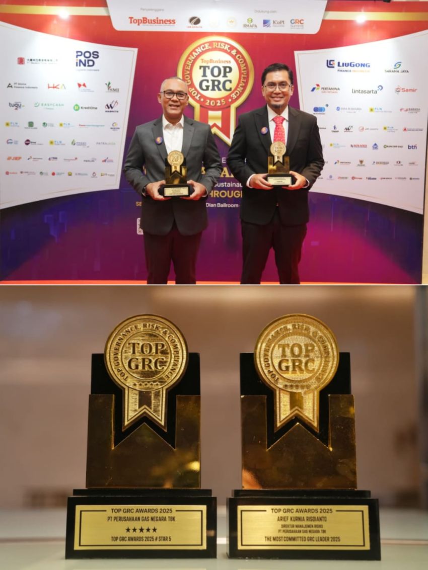 PGN Raih TOP GRC Award 2025